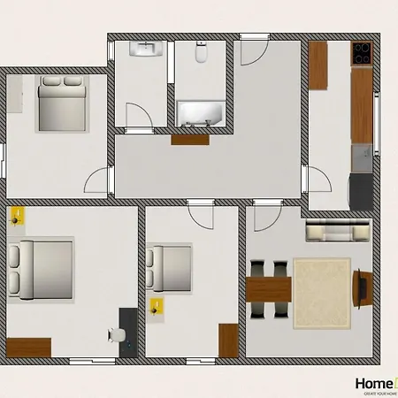 Spacious With Three Double Bedrooms Daire
